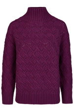 Pullover Magda Brombeer