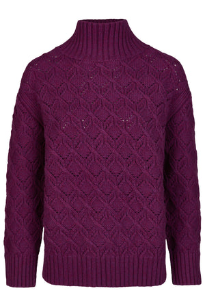 Pullover Magda Brombeer