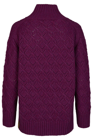 Pullover Magda Brombeer